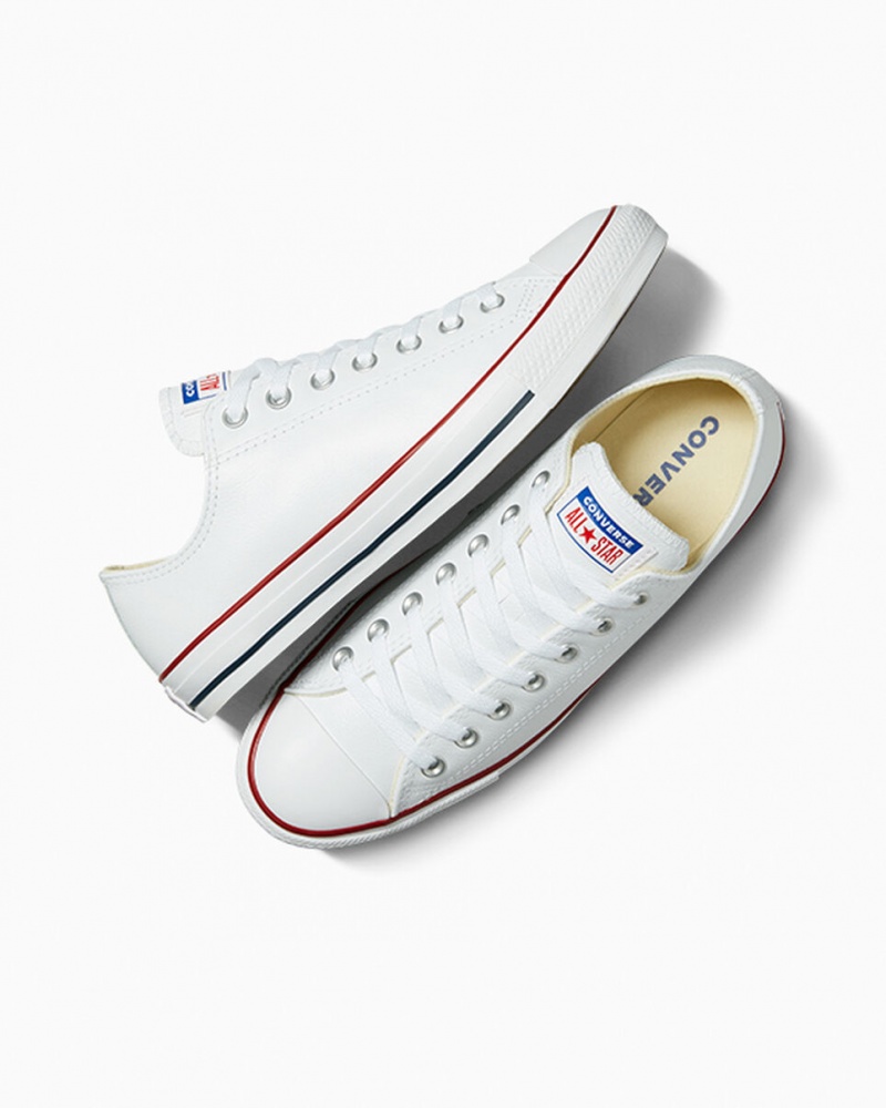 Converse Chuck Taylor All Star Couro Branco | 3470-XOTPA