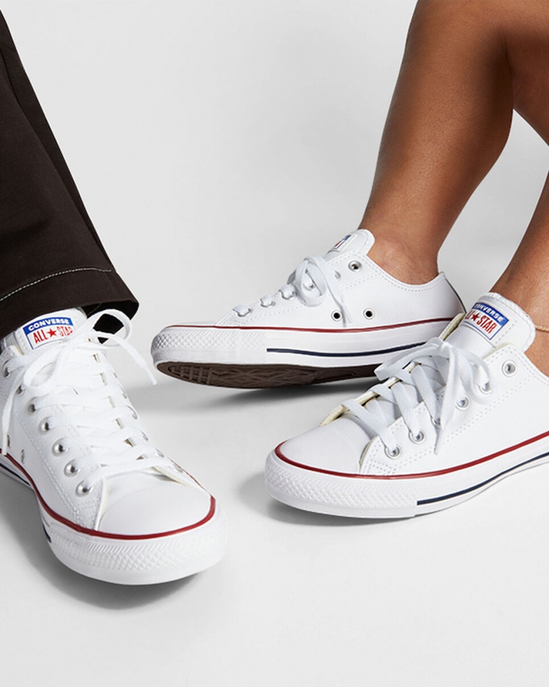 Converse Chuck Taylor All Star Couro Branco | 3470-XOTPA