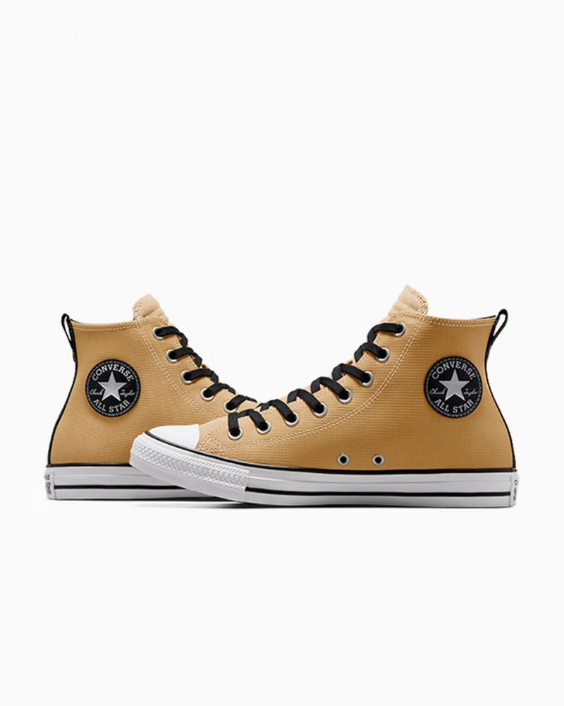 Converse Chuck Taylor All Star Couro Pretas Branco | 8173-ZNQSY