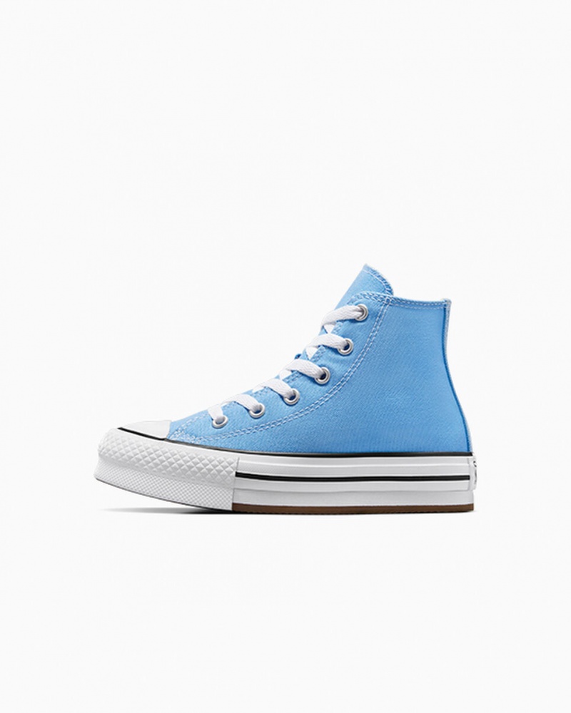 Converse Chuck Taylor All Star EVA Lift Plataforma Seasonal Color Azuis Branco Pretas | 2751-VWKHS