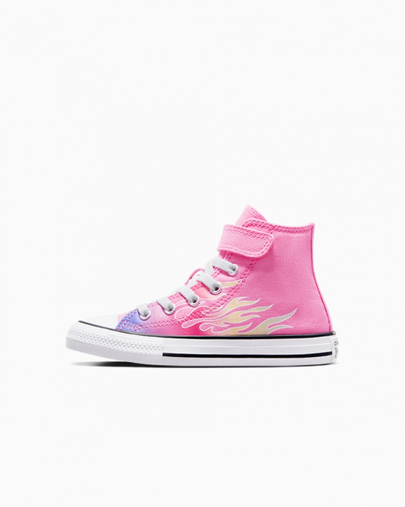 Converse Chuck Taylor All Star Easy-On Cars Rosa Branco Pretas | 9570-KBLCW