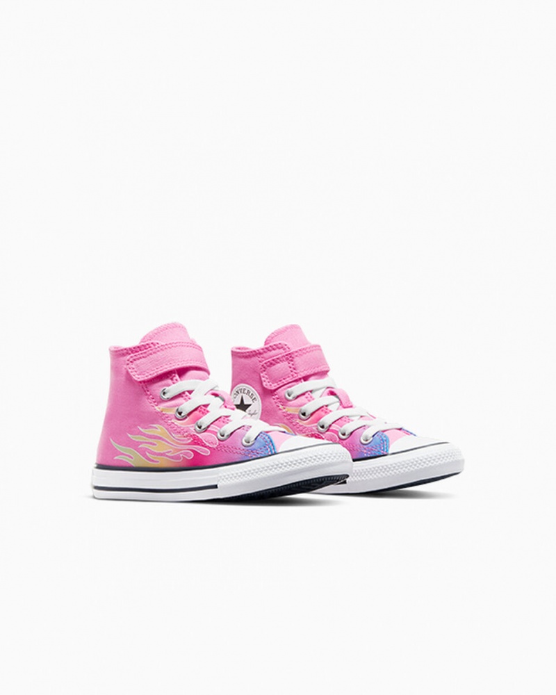 Converse Chuck Taylor All Star Easy-On Cars Rosa Branco Pretas | 9570-KBLCW