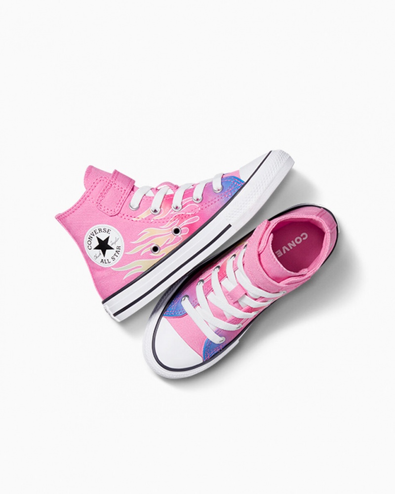 Converse Chuck Taylor All Star Easy-On Cars Rosa Branco Pretas | 9570-KBLCW