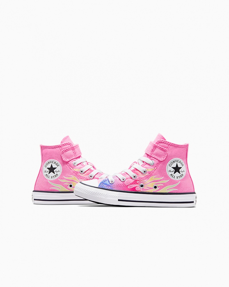 Converse Chuck Taylor All Star Easy-On Cars Rosa Branco Pretas | 9570-KBLCW