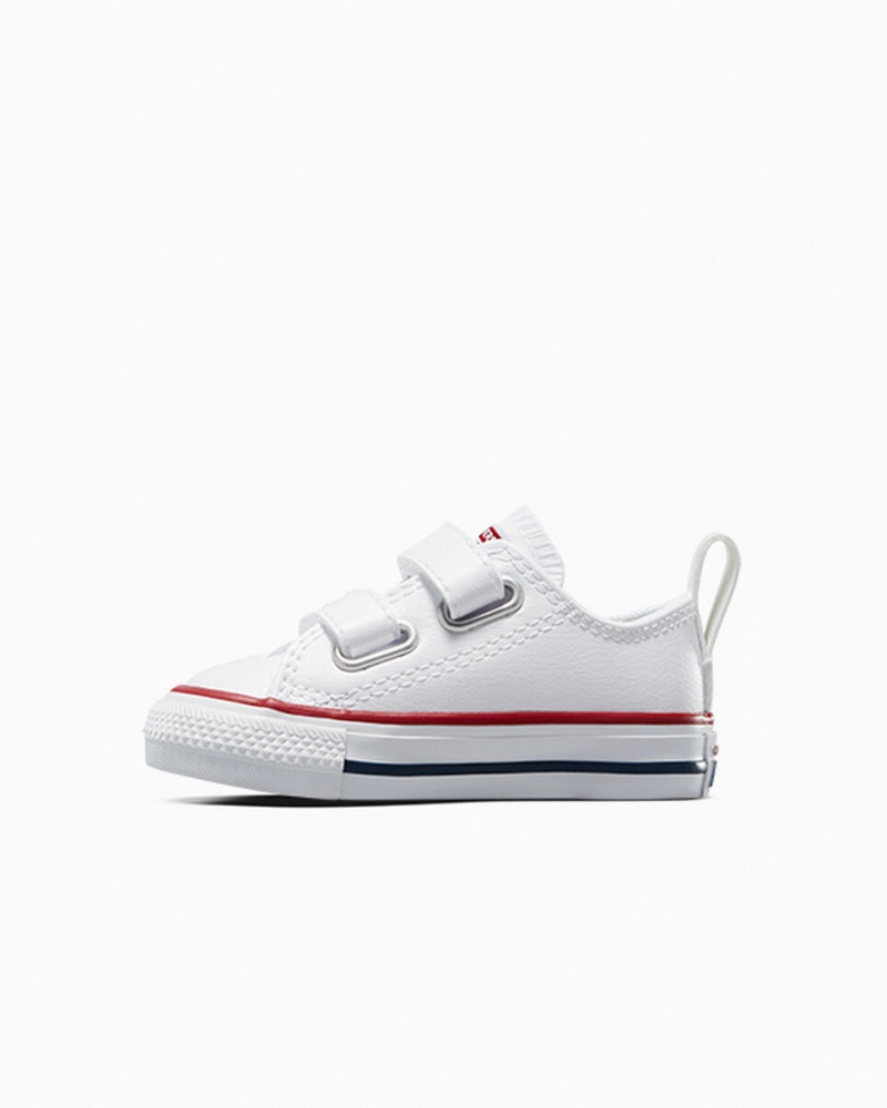 Converse Chuck Taylor All Star Easy-On Couro Branco | 6782-TKIPR