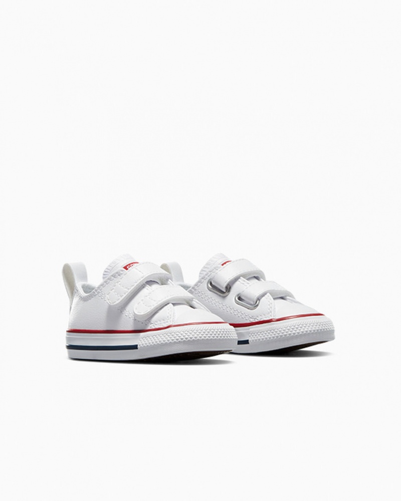 Converse Chuck Taylor All Star Easy-On Couro Branco | 6782-TKIPR