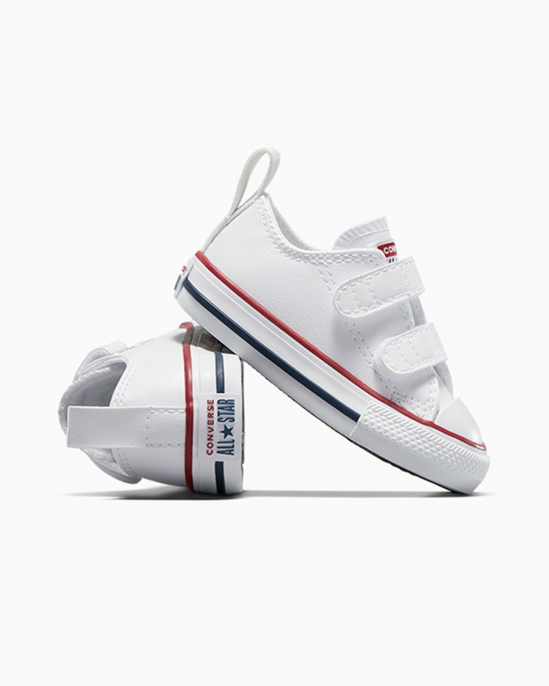 Converse Chuck Taylor All Star Easy-On Couro Branco | 6782-TKIPR