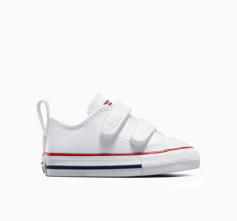 Converse Chuck Taylor All Star Easy-On Couro Branco | 6782-TKIPR