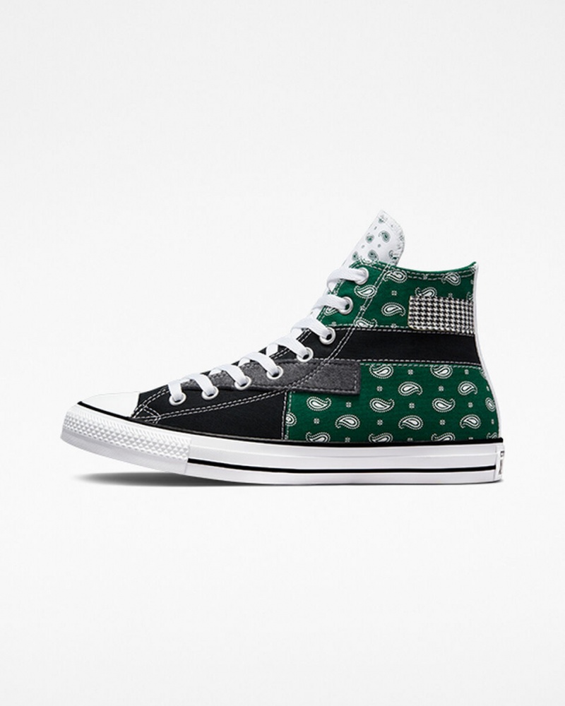 Converse Chuck Taylor All Star Hacked Patterns Pretas Branco | 7045-OTJLU