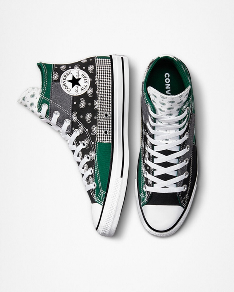 Converse Chuck Taylor All Star Hacked Patterns Pretas Branco | 7045-OTJLU