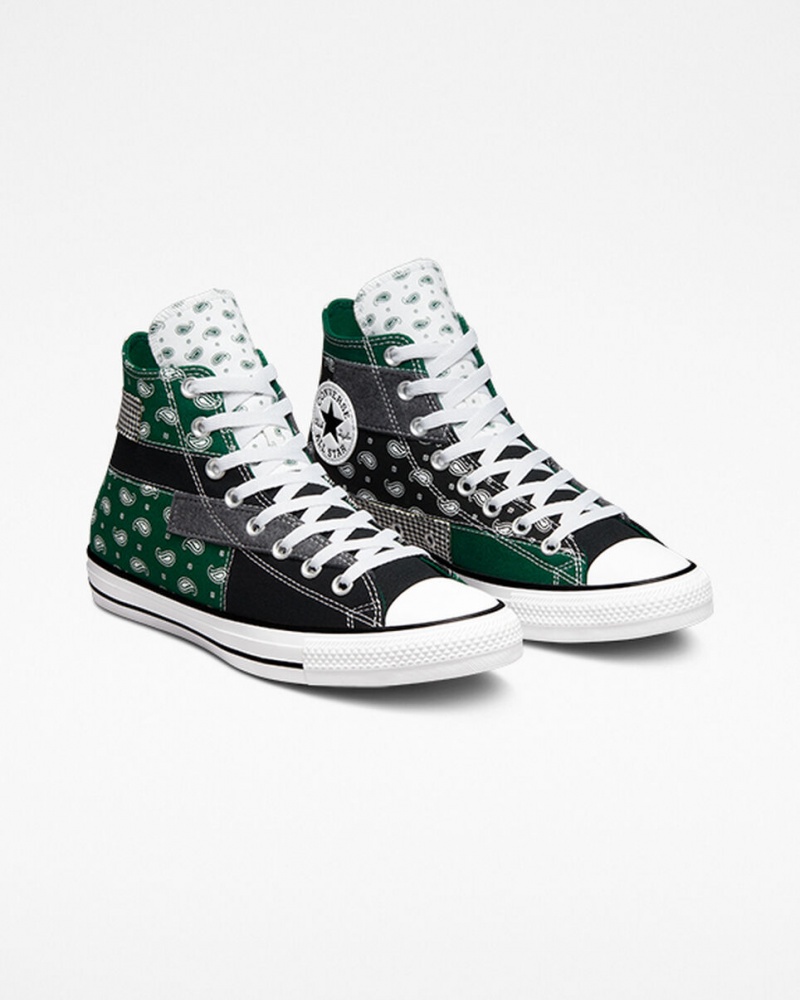 Converse Chuck Taylor All Star Hacked Patterns Pretas Branco | 7045-OTJLU