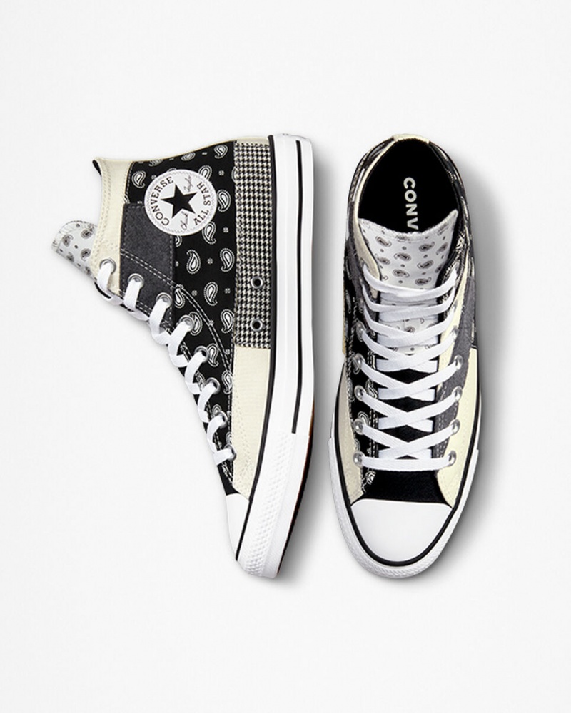 Converse Chuck Taylor All Star Hacked Patterns Pretas Branco | 0287-RAYSV