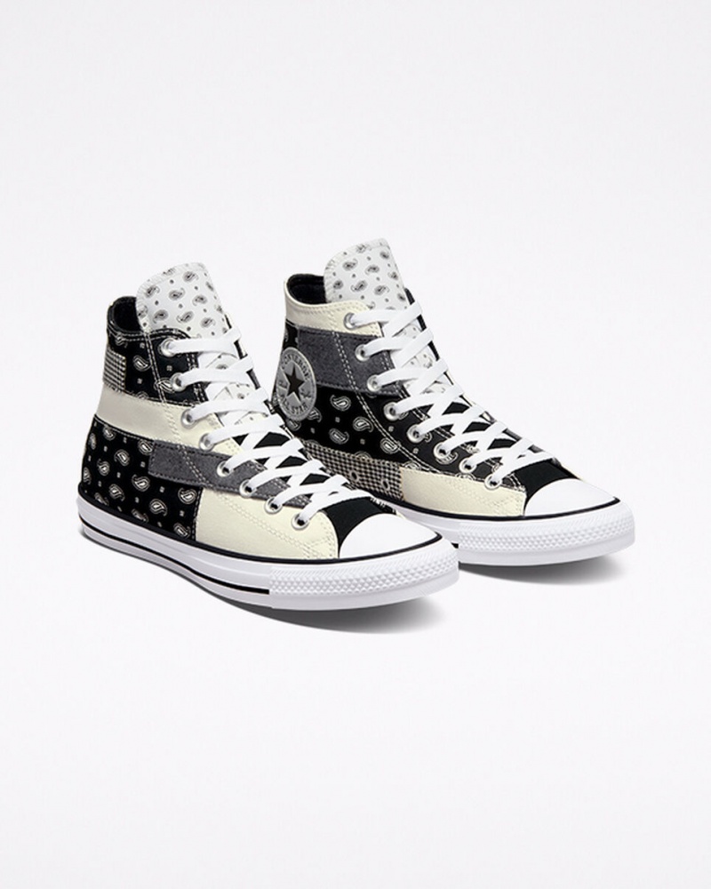 Converse Chuck Taylor All Star Hacked Patterns Pretas Branco | 0287-RAYSV