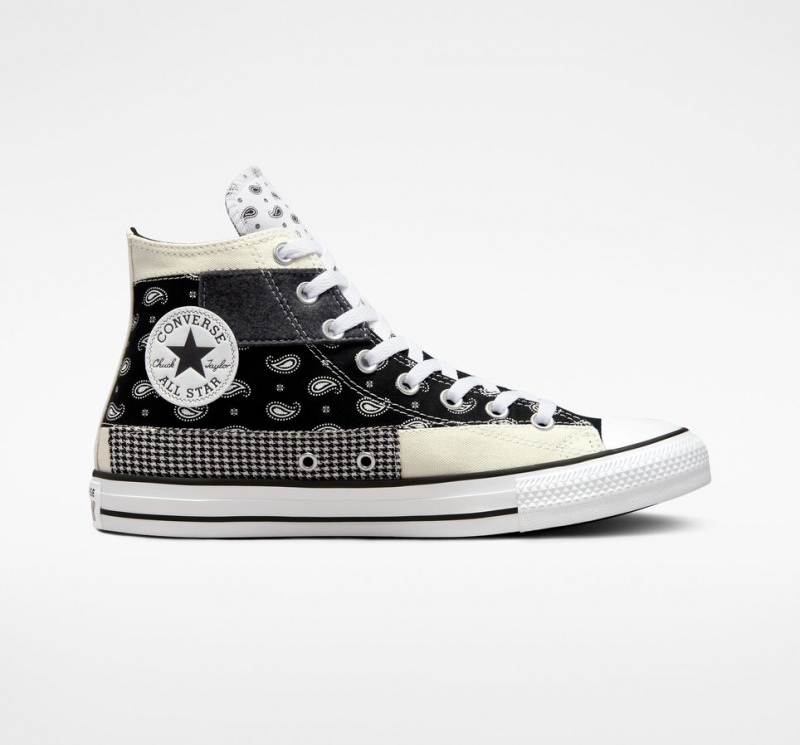 Converse Chuck Taylor All Star Hacked Patterns Pretas Branco | 0287-RAYSV