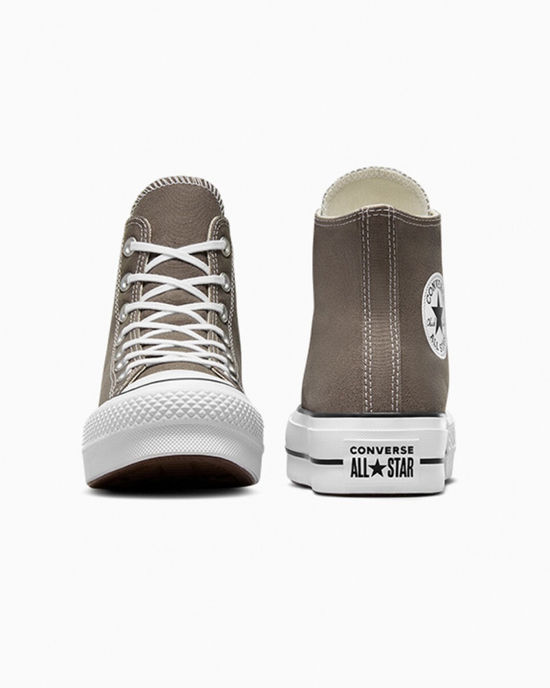 Converse Chuck Taylor All Star Lift Plataforma Branco Pretas | 8095-OFPUJ