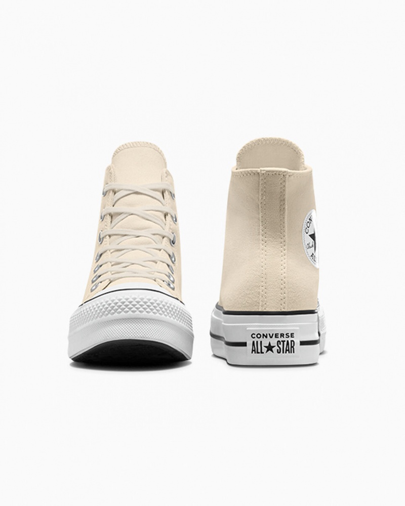 Converse Chuck Taylor All Star Lift Plataforma Branco Pretas | 1873-ZJPRO