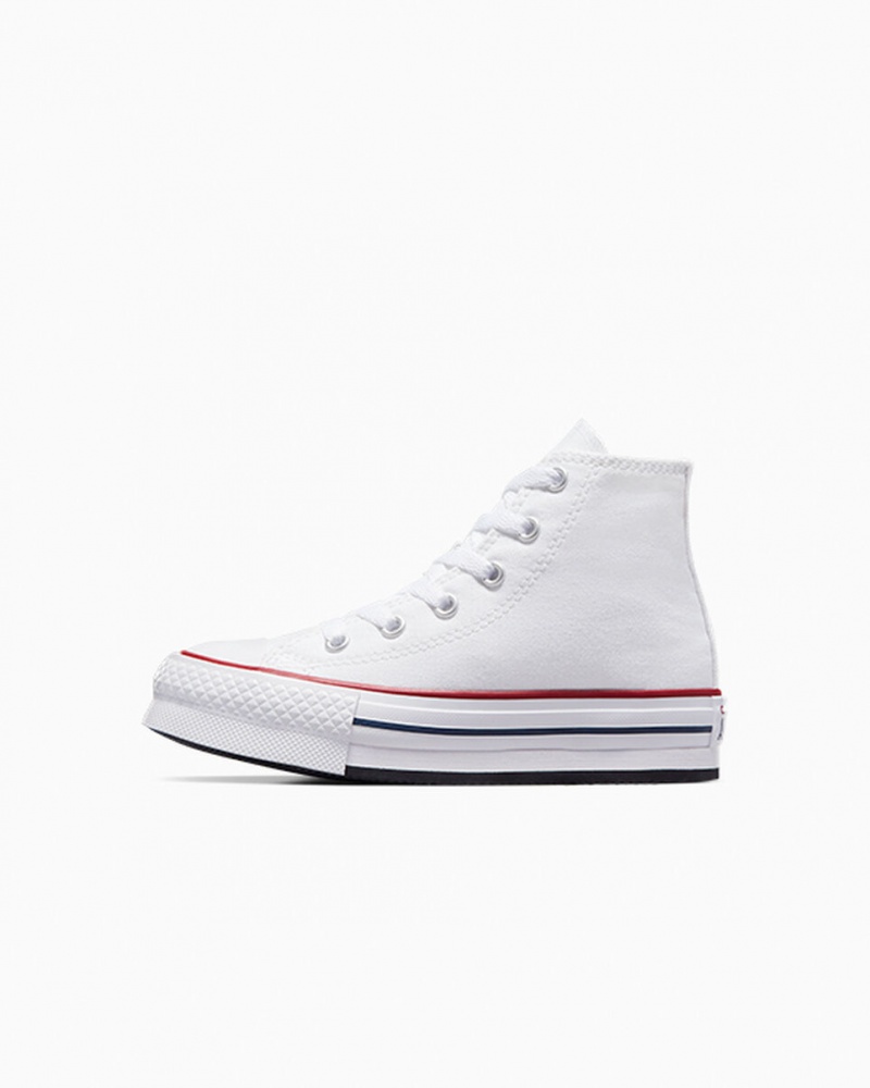 Converse Chuck Taylor All Star Lift Plataforma Branco Azul Marinho | 2467-QXLFN