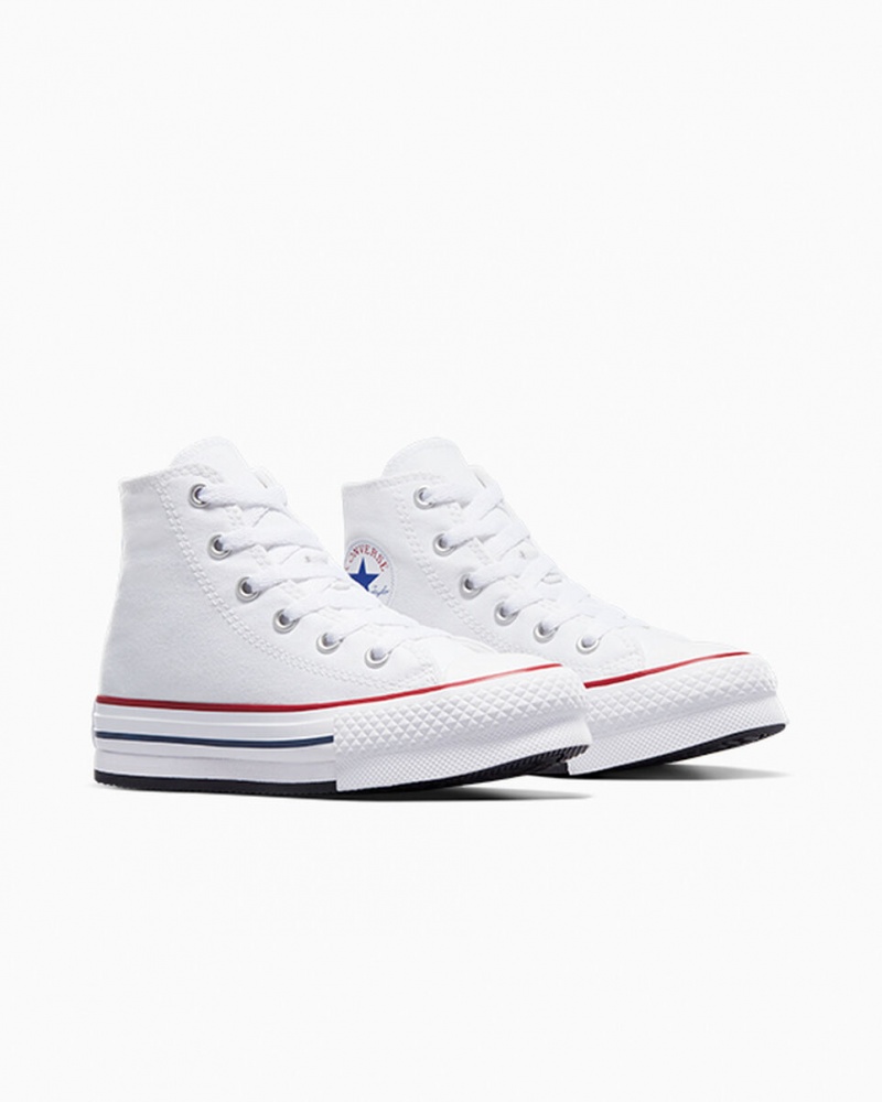 Converse Chuck Taylor All Star Lift Plataforma Branco Azul Marinho | 2467-QXLFN