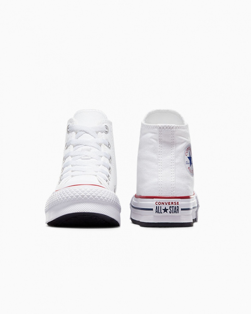 Converse Chuck Taylor All Star Lift Plataforma Branco Azul Marinho | 2467-QXLFN