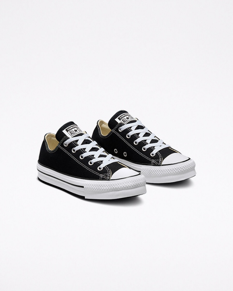 Converse Chuck Taylor All Star Lift Plataforma Pretas Branco Pretas | 9127-LJMWS