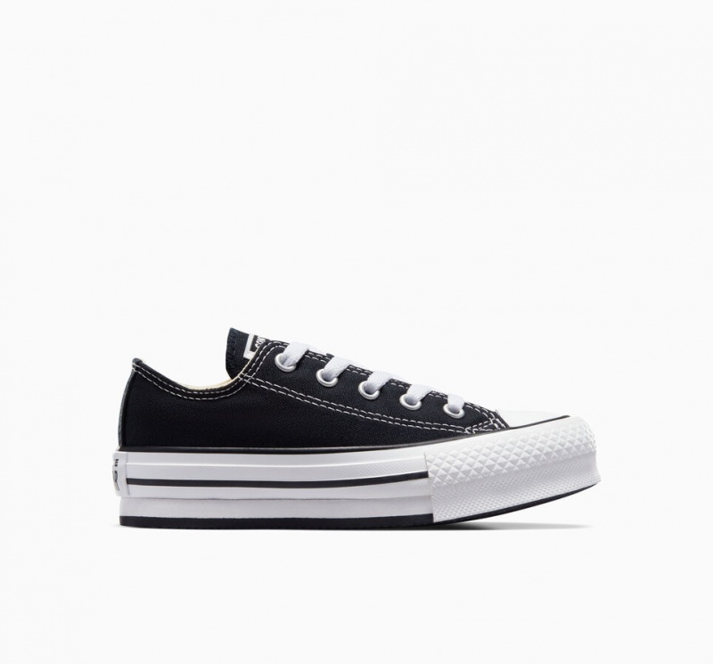 Converse Chuck Taylor All Star Lift Plataforma Pretas Branco Pretas | 9850-SPIGX