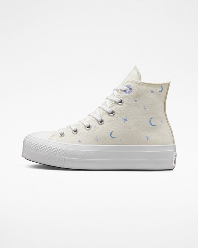 Converse Chuck Taylor All Star Lift Plataforma Celestial Roxo | 6173-UAFBX