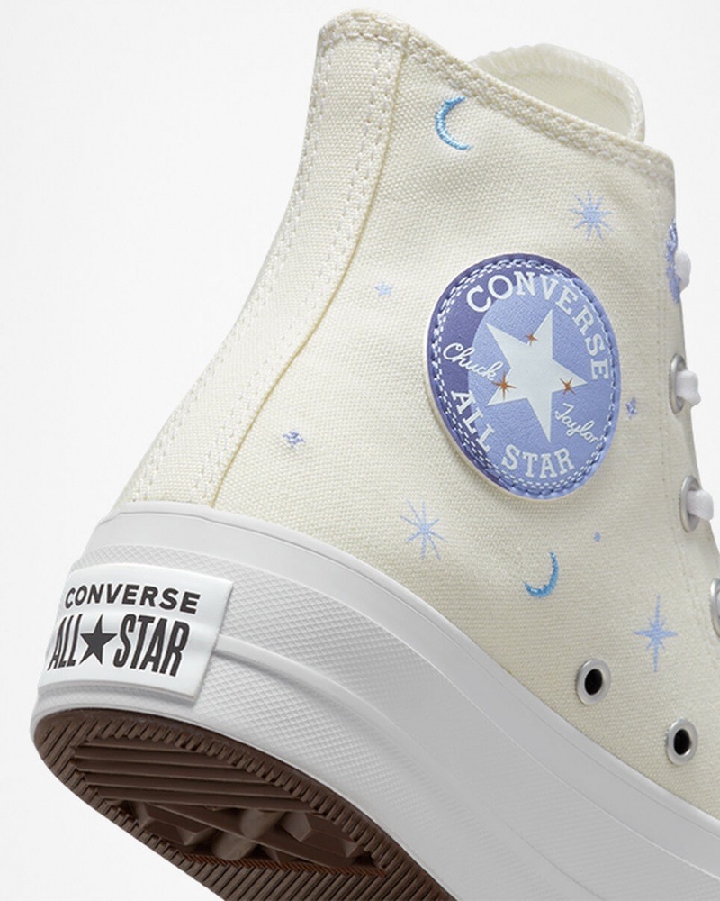 Converse Chuck Taylor All Star Lift Plataforma Celestial Roxo | 6173-UAFBX