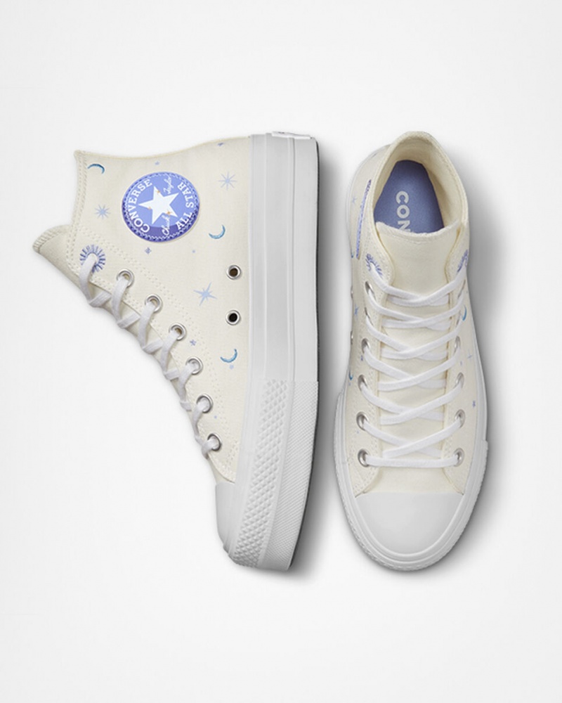 Converse Chuck Taylor All Star Lift Plataforma Celestial Roxo | 6173-UAFBX