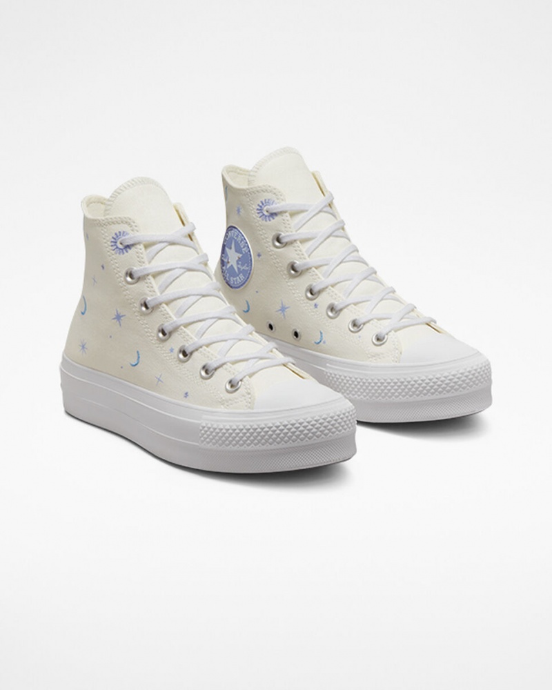 Converse Chuck Taylor All Star Lift Plataforma Celestial Roxo | 6173-UAFBX