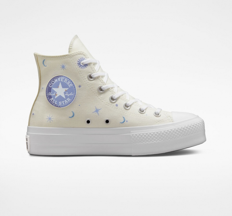 Converse Chuck Taylor All Star Lift Plataforma Celestial Roxo | 6173-UAFBX