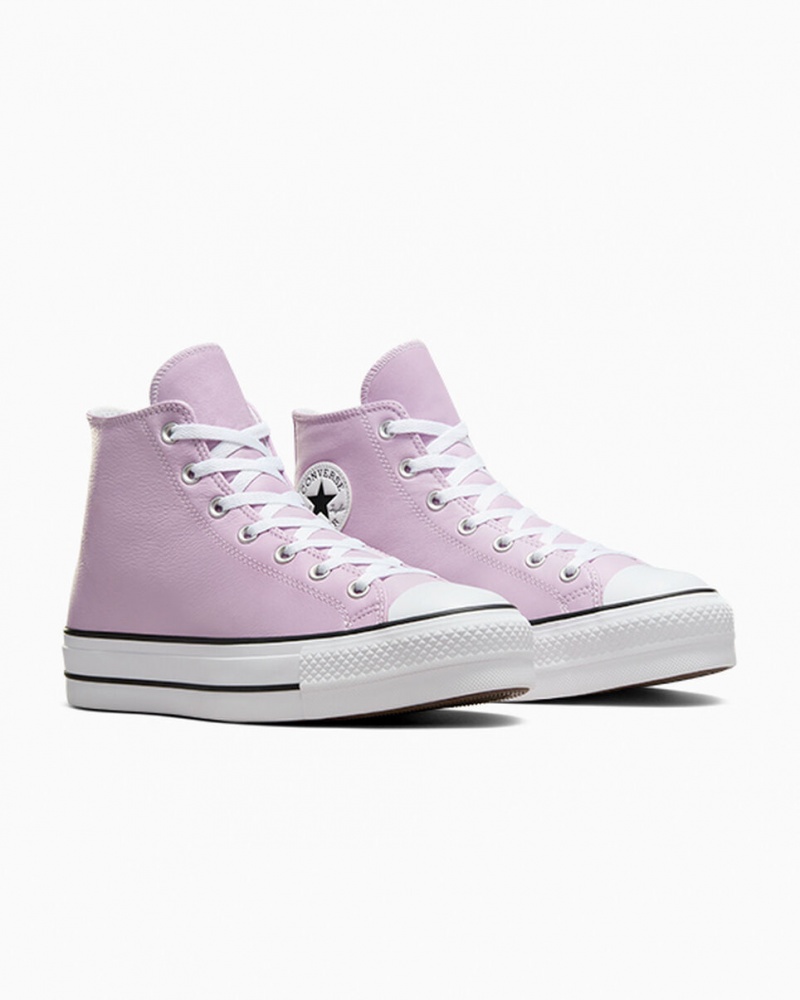 Converse Chuck Taylor All Star Lift Plataforma Excess Materials Branco Pretas | 5684-WBNUD