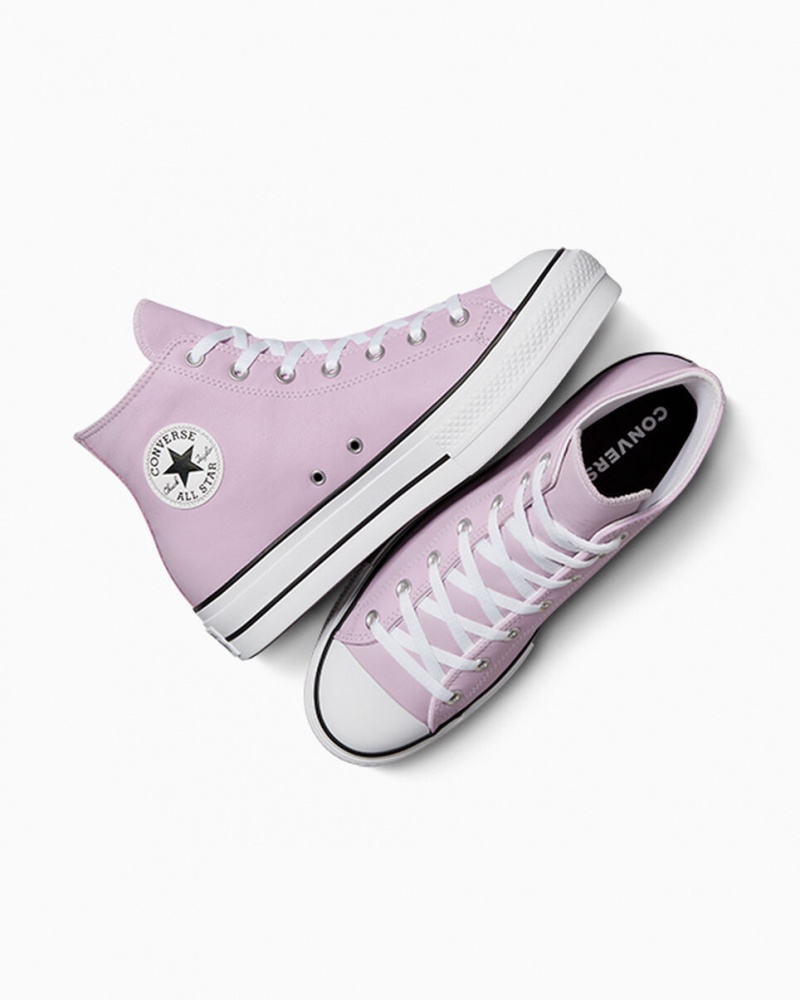 Converse Chuck Taylor All Star Lift Plataforma Excess Materials Branco Pretas | 5684-WBNUD