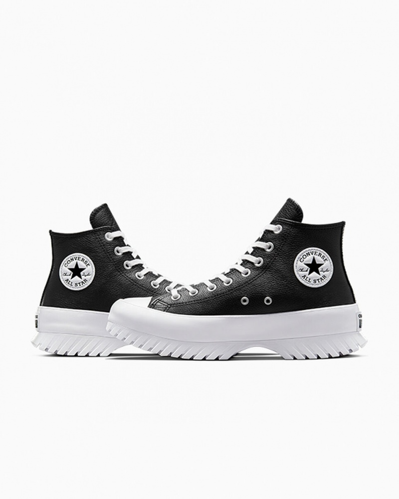 Converse Chuck Taylor All Star Lugged 2.0 Couro Pretas Branco | 4732-ZOEKC