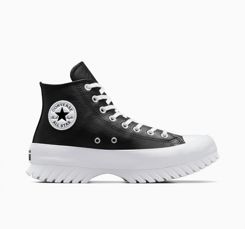 Converse Chuck Taylor All Star Lugged 2.0 Couro Pretas Branco | 4732-ZOEKC