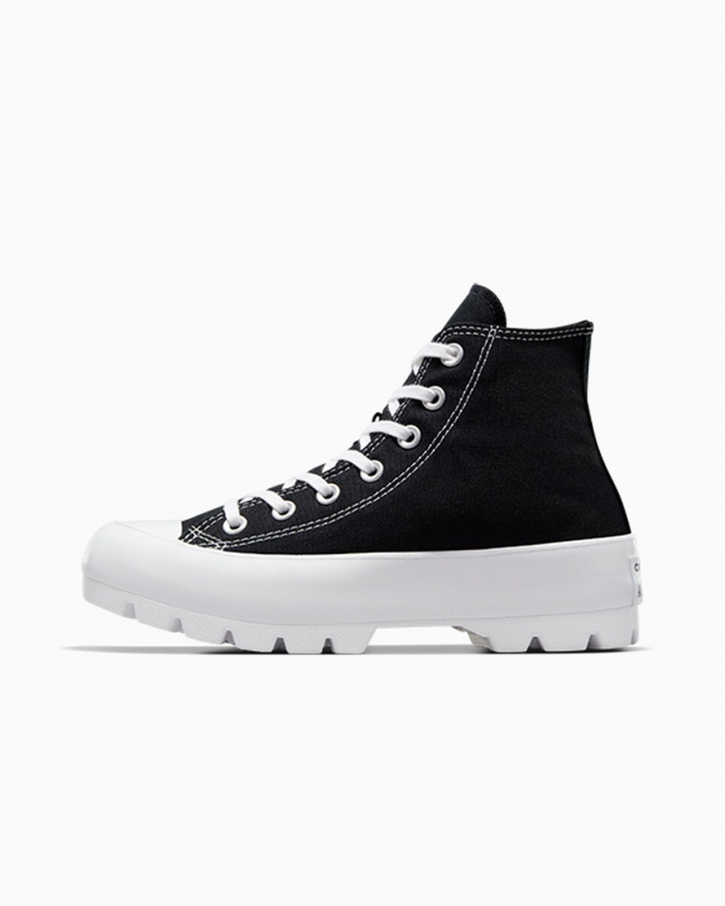 Converse Chuck Taylor All Star Lugged Pretas Branco Pretas | 3540-LWYBZ