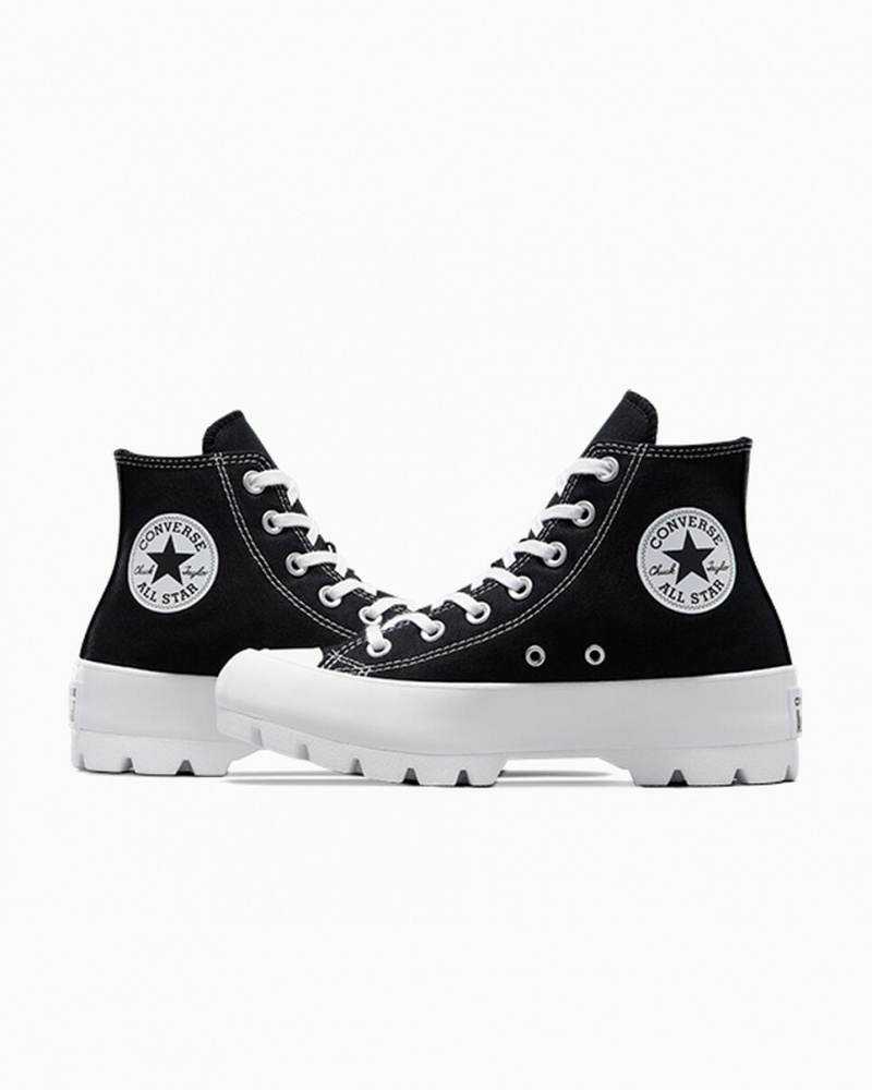 Converse Chuck Taylor All Star Lugged Pretas Branco Pretas | 3540-LWYBZ