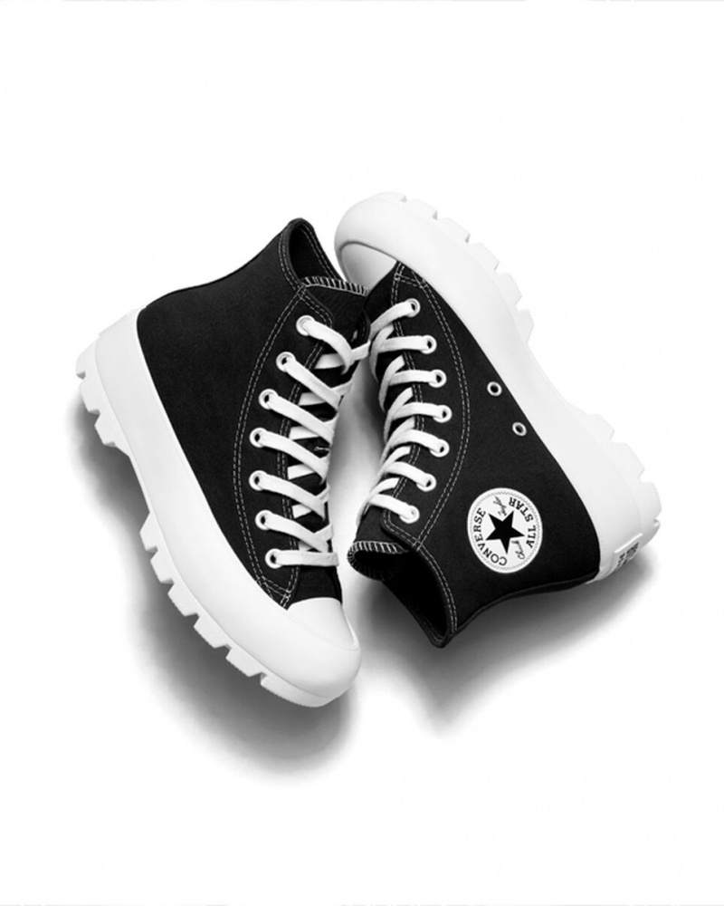 Converse Chuck Taylor All Star Lugged Pretas Branco Pretas | 3540-LWYBZ