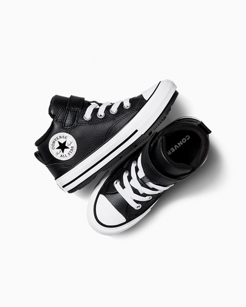 Converse Chuck Taylor All Star Malden Street Boot Pretas Pretas Branco | 1625-GMBWL