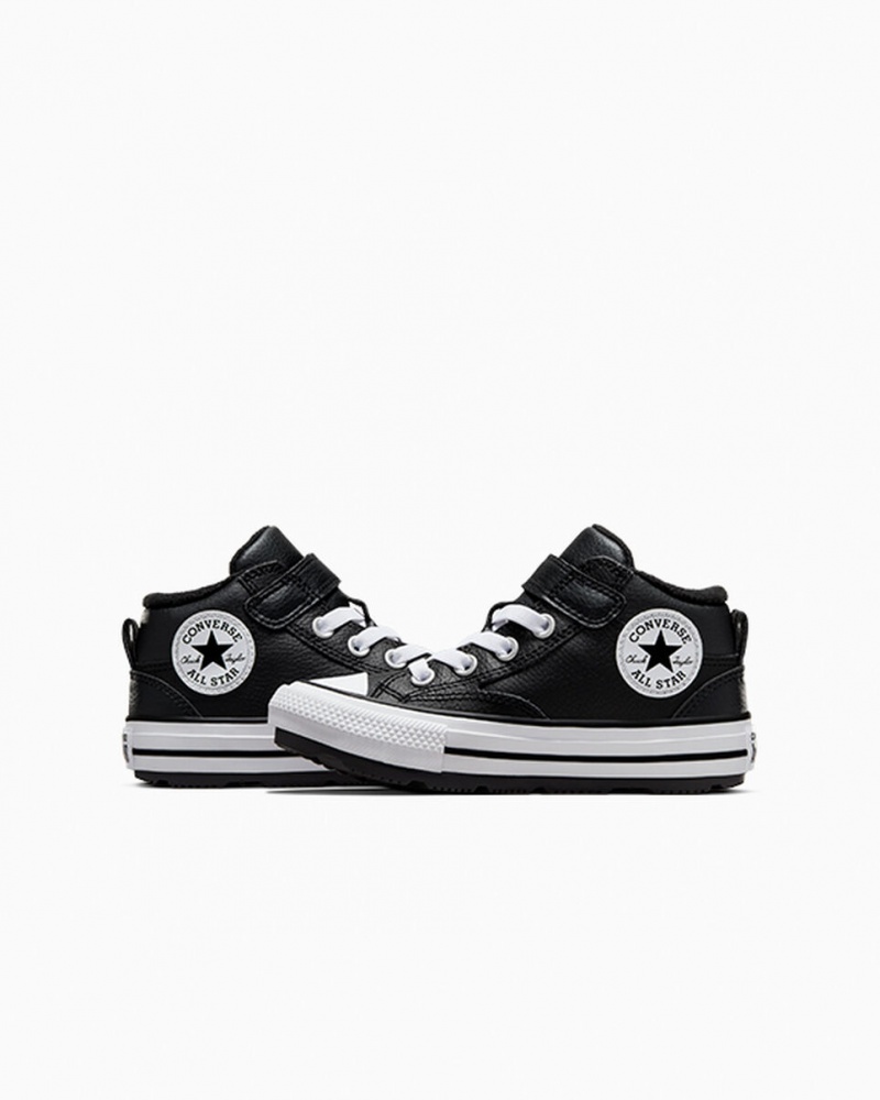 Converse Chuck Taylor All Star Malden Street Boot Pretas Pretas Branco | 1625-GMBWL