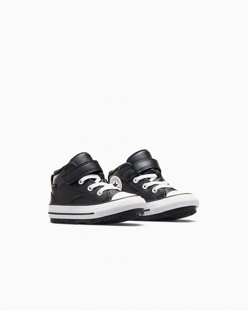 Converse Chuck Taylor All Star Malden Street Boot Pretas Pretas Branco | 3945-INQET