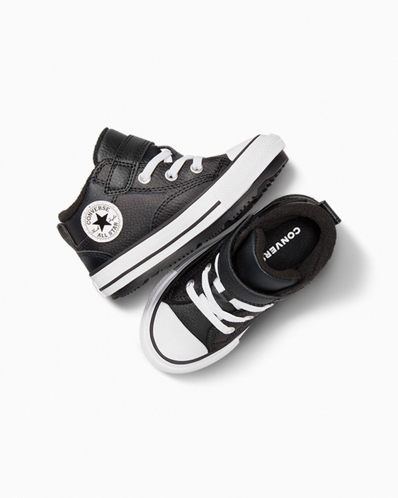 Converse Chuck Taylor All Star Malden Street Boot Pretas Pretas Branco | 3945-INQET