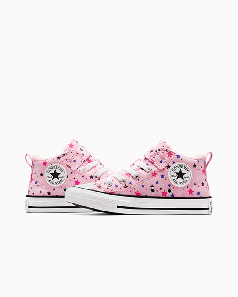 Converse Chuck Taylor All Star Malden Street Sparkle Rosa Branco Pretas | 6501-WPVLZ