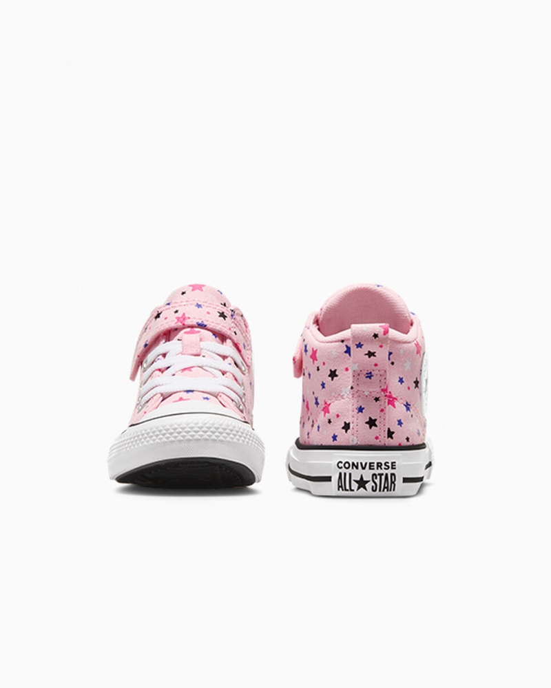 Converse Chuck Taylor All Star Malden Street Sparkle Rosa Branco Pretas | 6501-WPVLZ