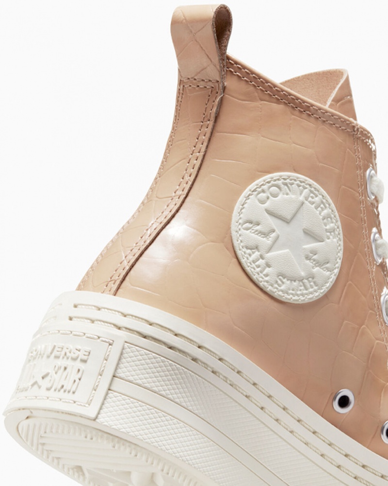 Converse Chuck Taylor All Star Modern Lift Plataforma Embossed Epic Dune / Epic Dune / Egret | 8136-ZRCOT