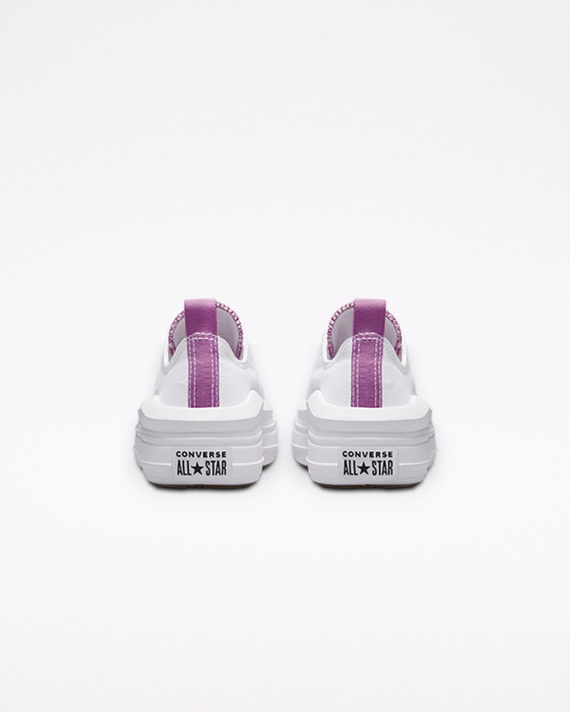 Converse Chuck Taylor All Star Move Plataforma Branco Roxo Branco | 4376-OWIJZ