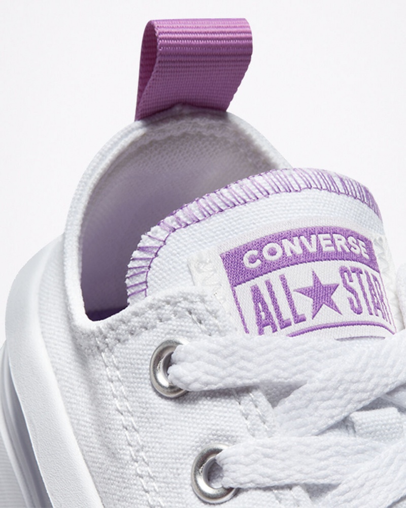 Converse Chuck Taylor All Star Move Plataforma Branco Roxo Branco | 2651-KVWJS