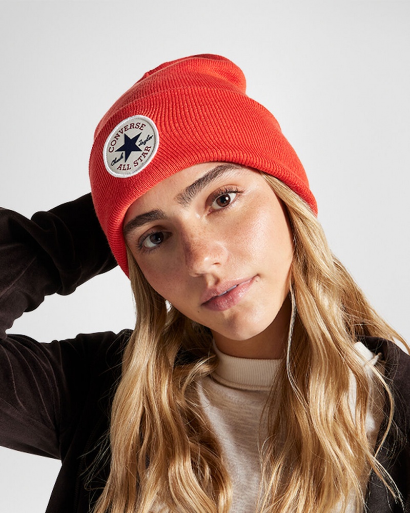 Converse Chuck Taylor All Star Patch Beanie Nomadic Rust | 9615-ZLJXH