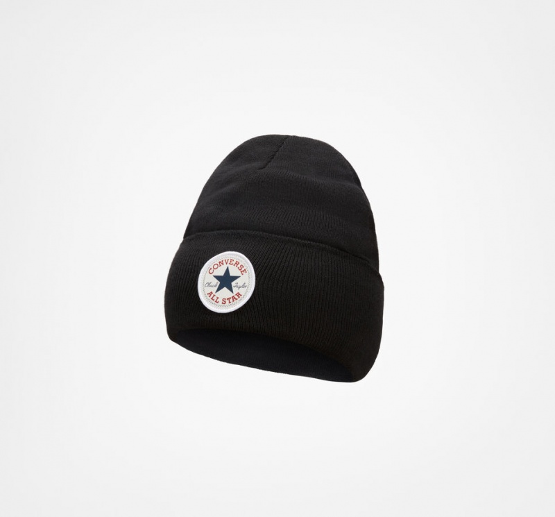 Converse Chuck Taylor All Star Patch Beanie Pretas | 5948-RVIBO