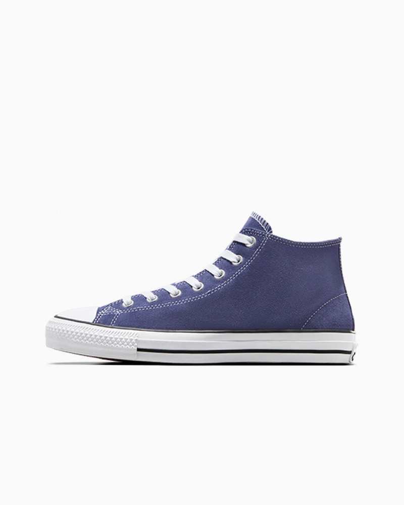 Converse Chuck Taylor All Star Pro Camurça Azuis Branco Pretas | 3059-SUVYA