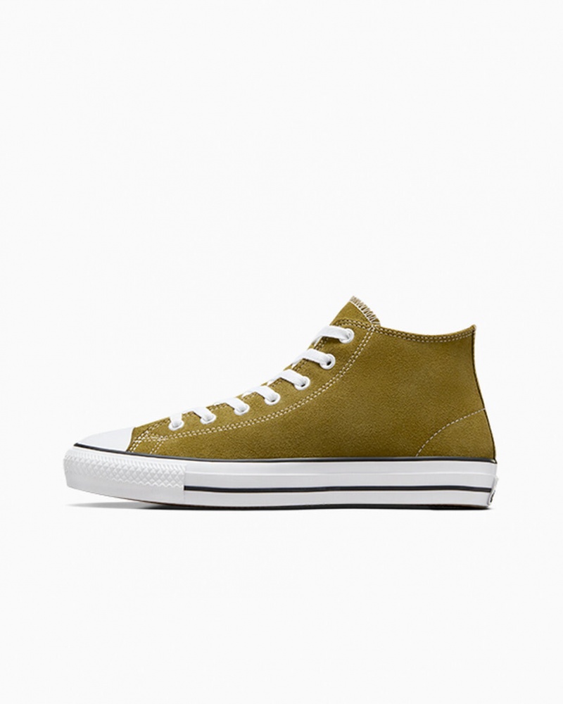 Converse Chuck Taylor All Star Pro Camurça Branco Pretas | 5602-LDUEH